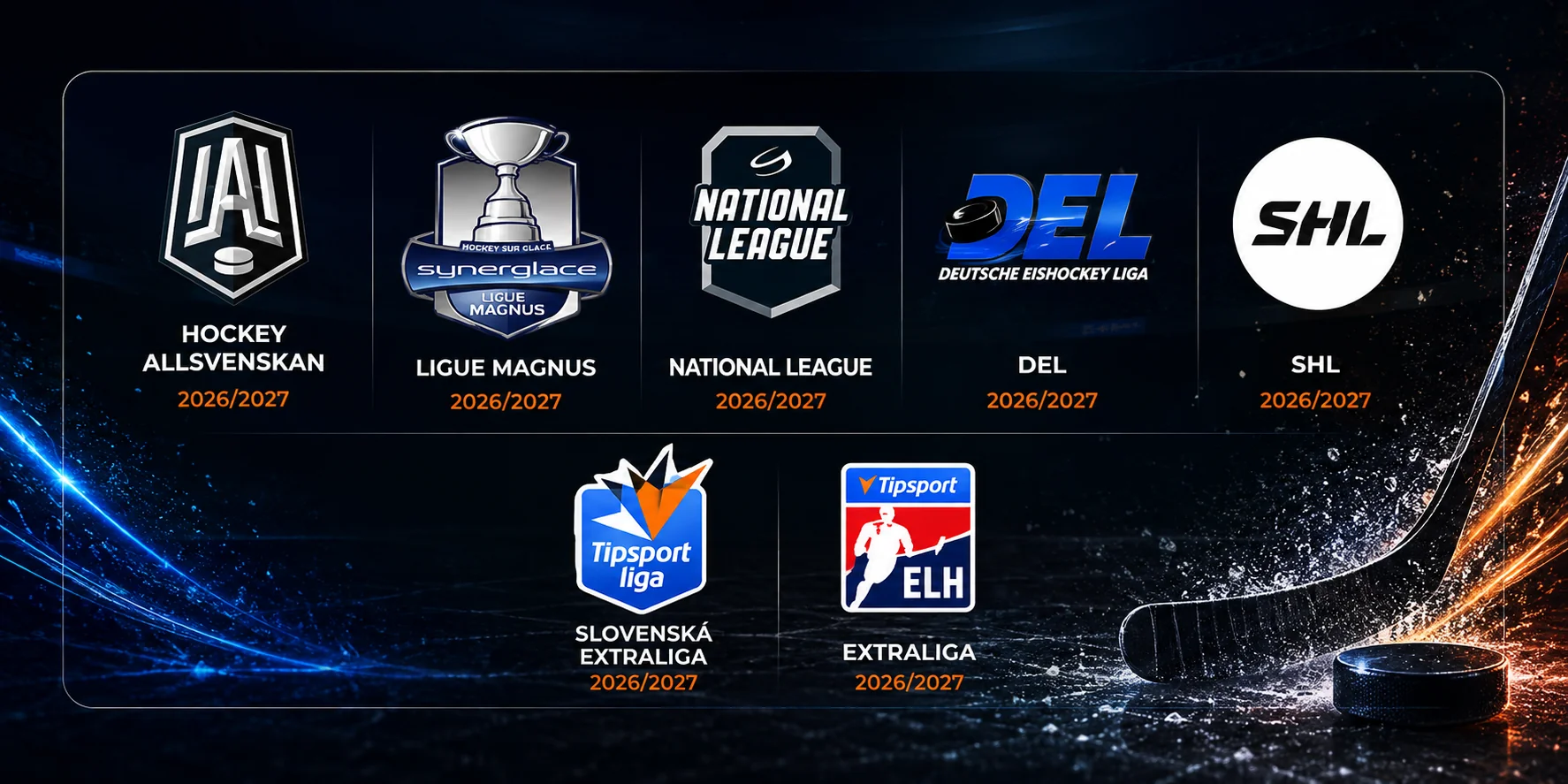 Hockey leagues 2026/27 in trefa.app
